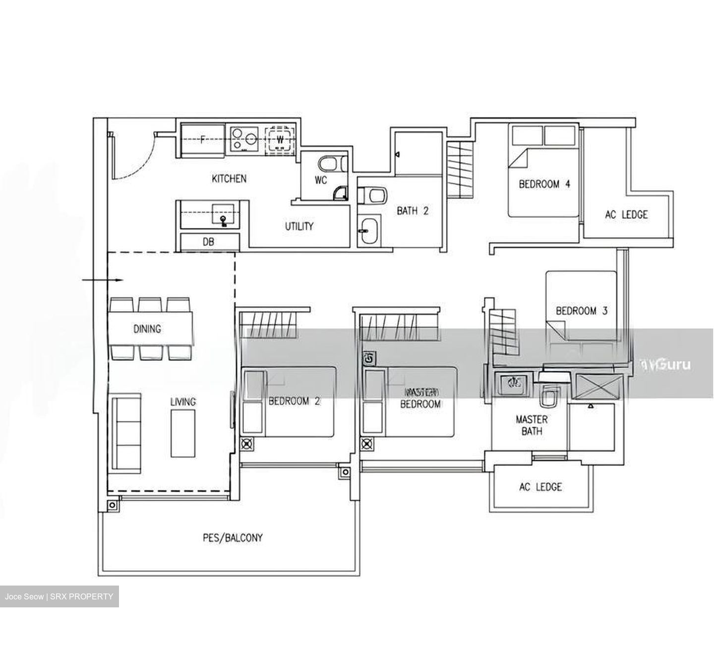 Lattice One (D20), Apartment #577827981